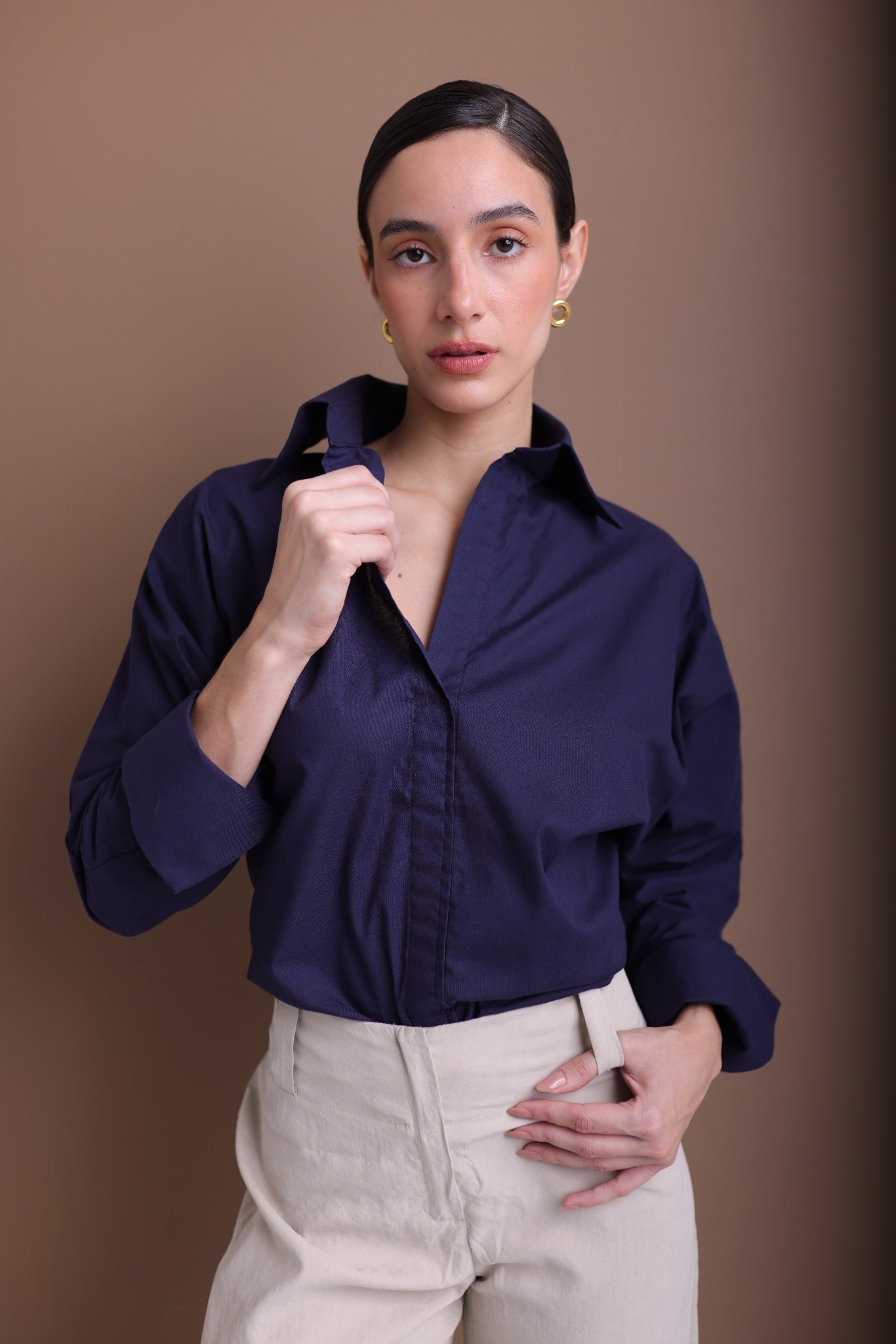 Camisa Palangana Azul