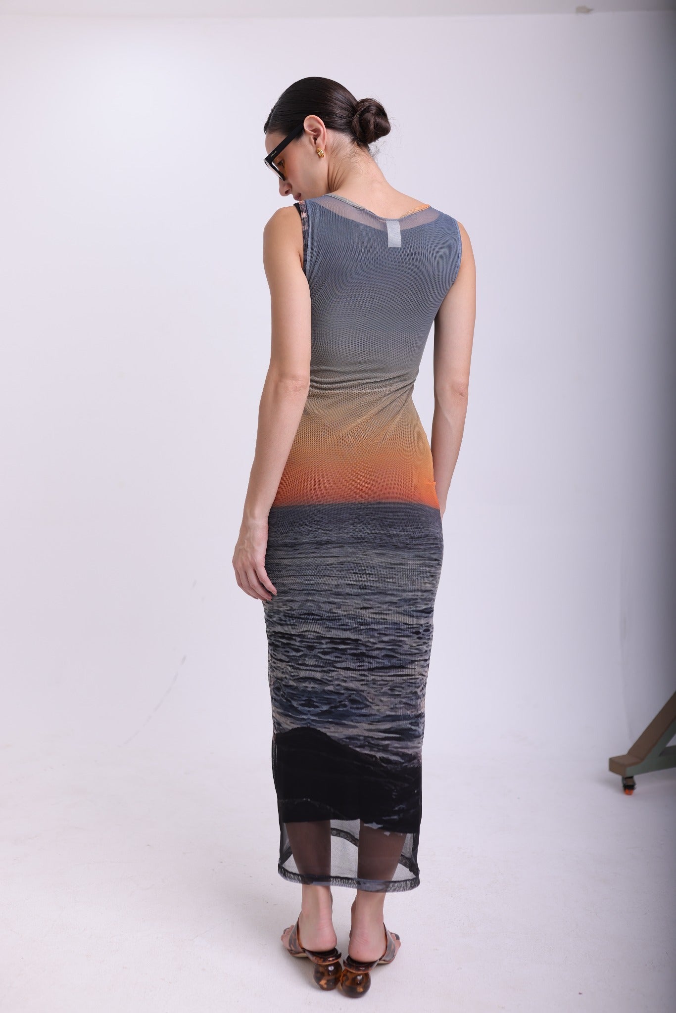 Sunset Mesh Dress