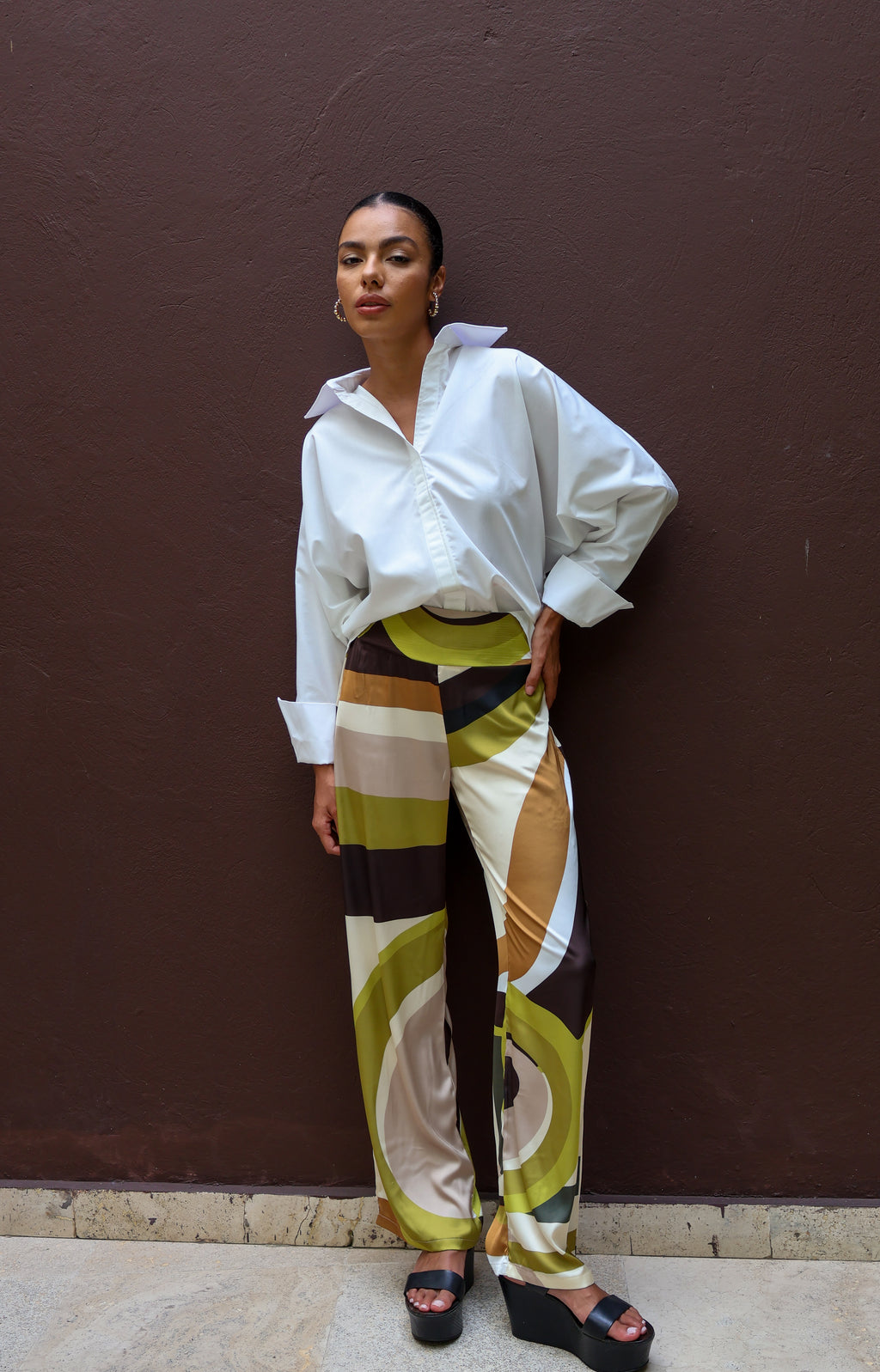 Arabescos Pantalón Seda
