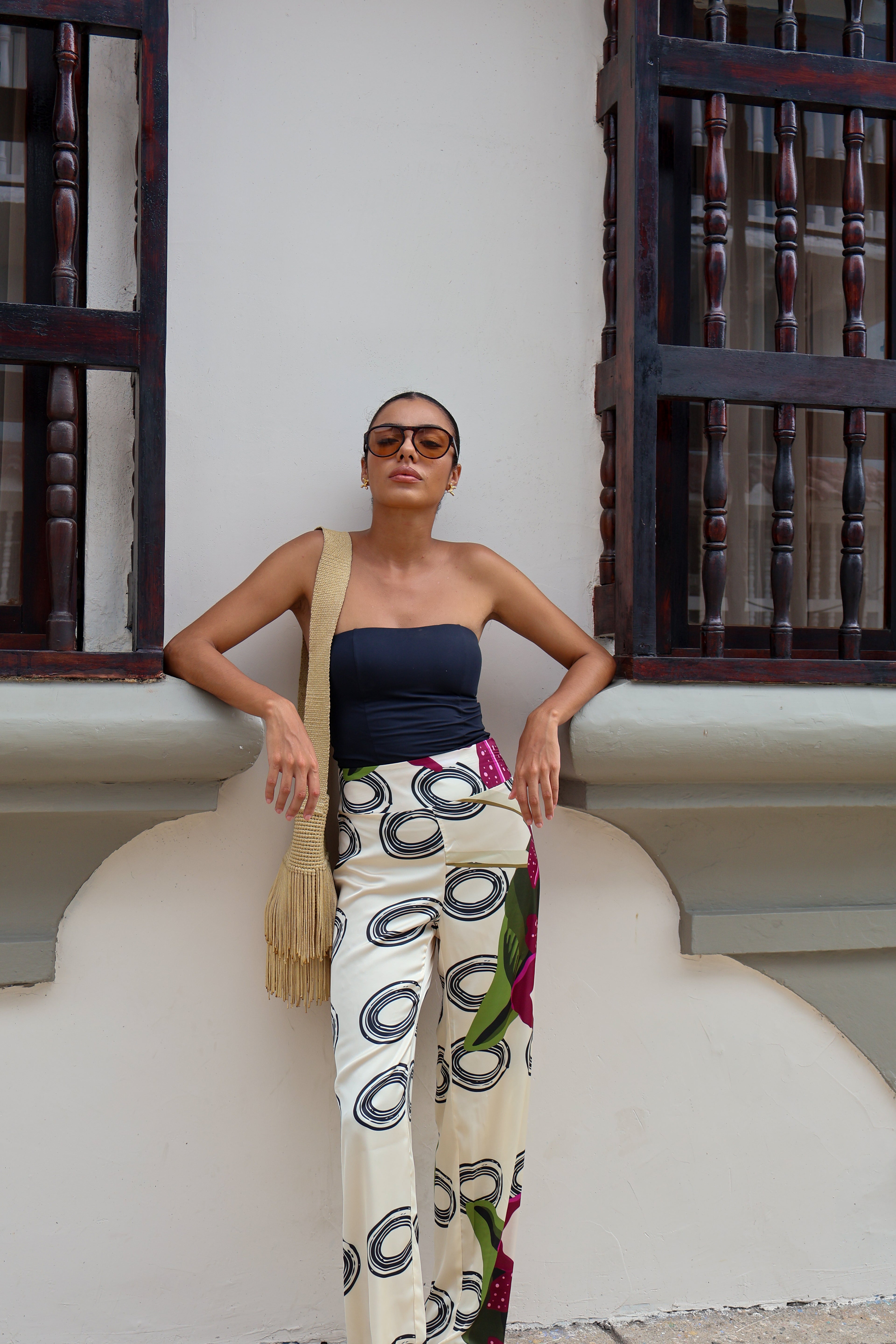 Pantalón Orquídea Grande Seda