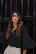Blusa Globo Negra