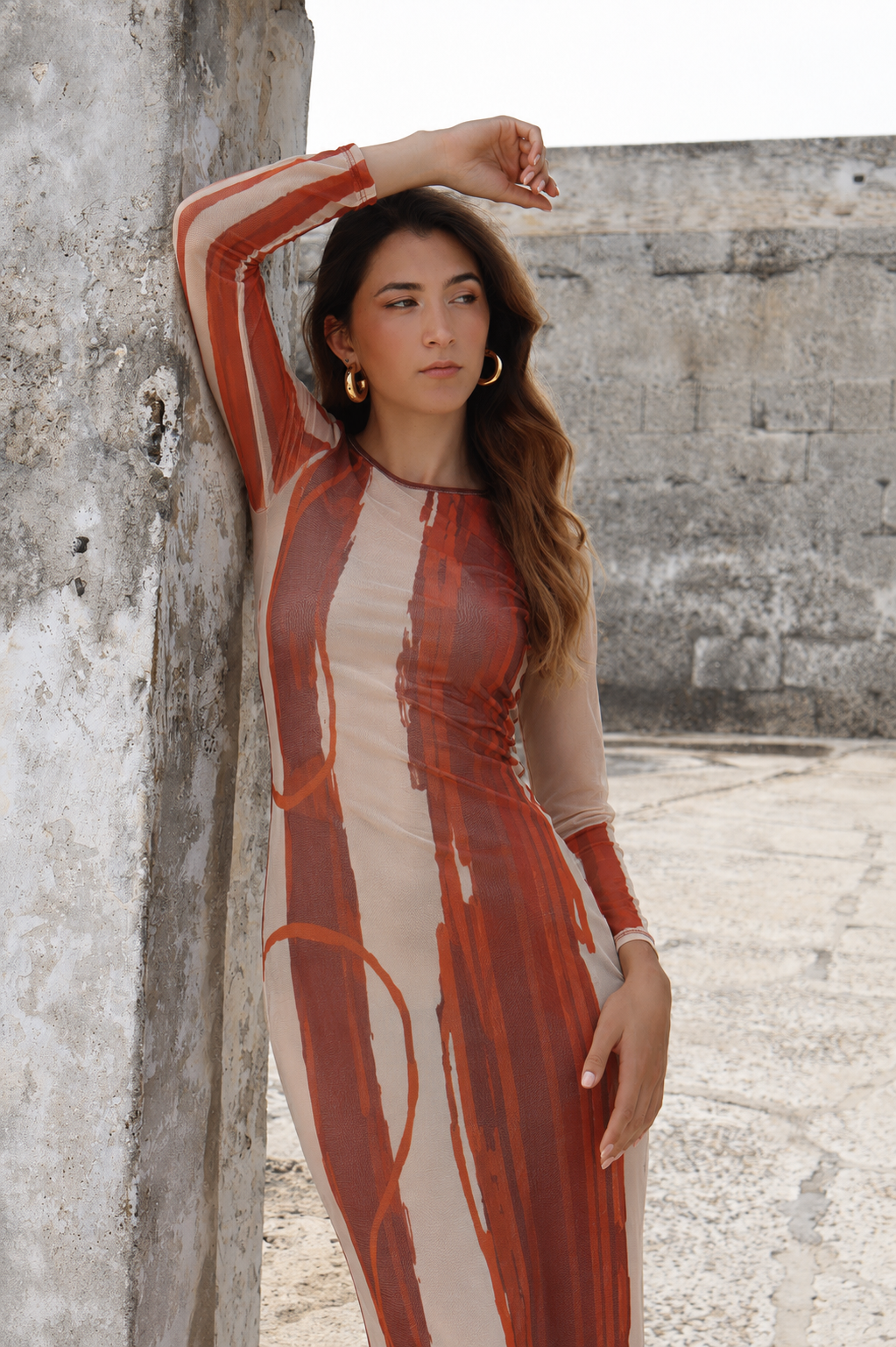 Ray Mesh Dress