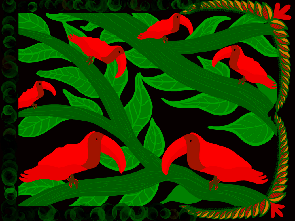 Pañuelón Tucan Red
