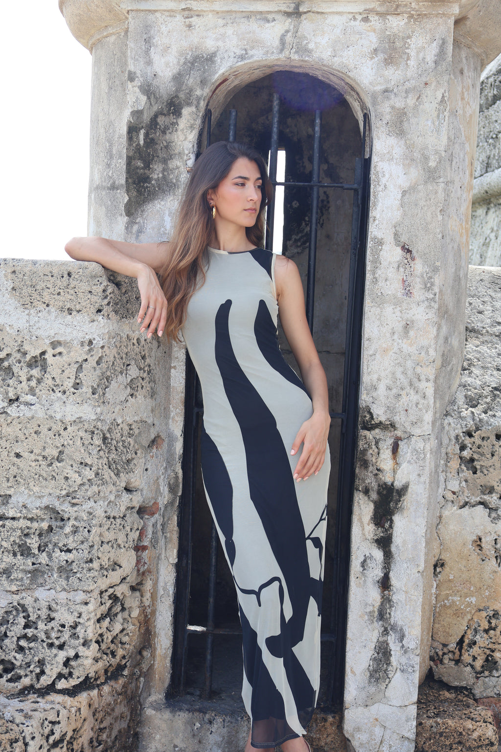 Vestido Mesh Algae