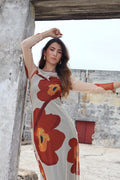 Vestido Mesh Flores