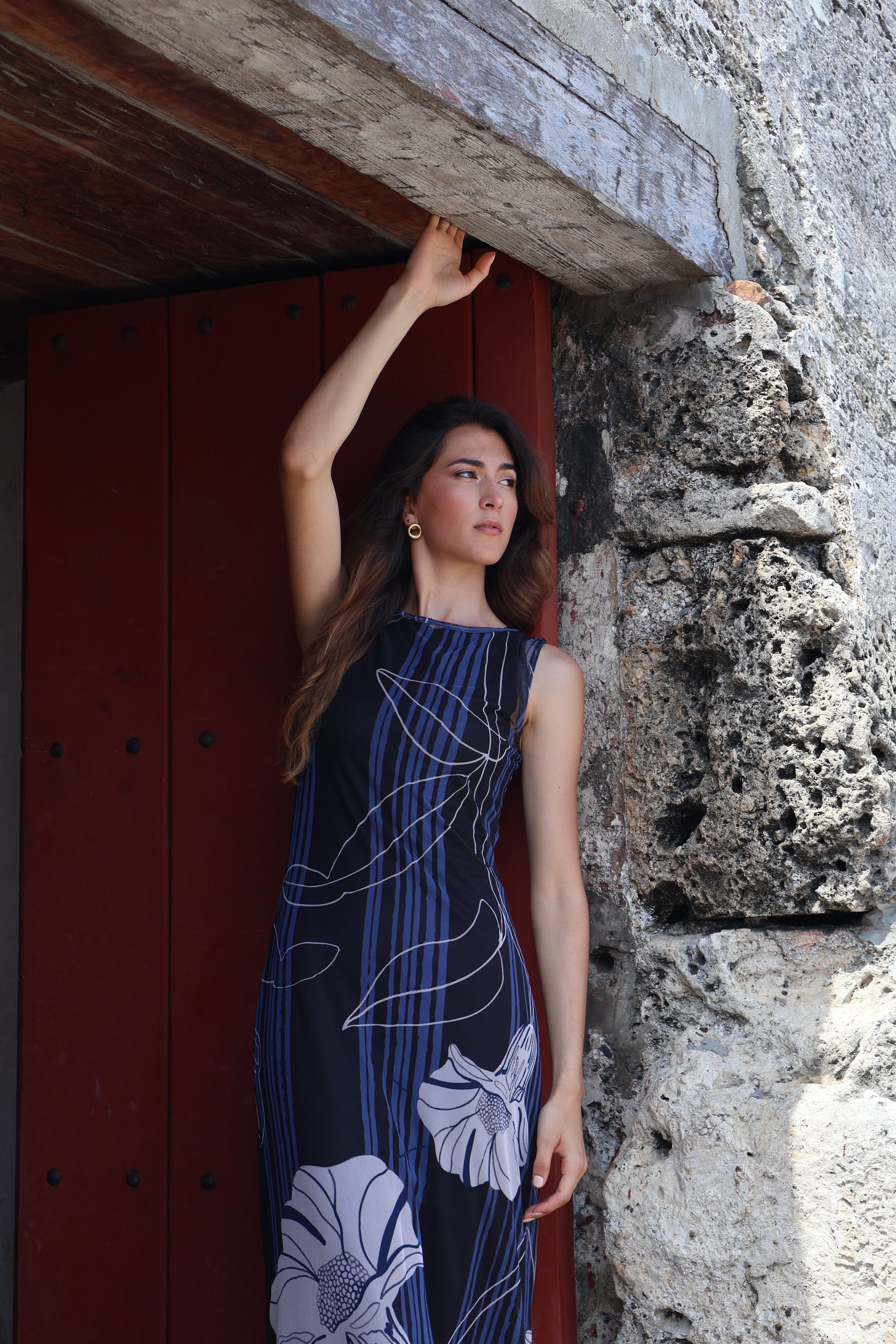 Vestido Mesh Floralia