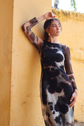 Vestido Mesh Distorsión